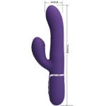 PRETTY LOVE - VIBRATORE MULTIFUNZIONE G-SPOT VIOLA