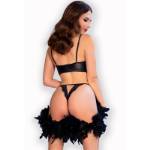 CHILIROSE - CR 4687 SET DUE PEZZI CROTCHLESS NERO M