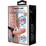 PRETTY LOVE - MAVIS HARNESS SLIP UNIVERSALE CON DILDO 19 CM NATURALE