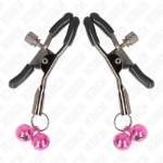 KINK - MORSETTO PER CAPEZZOLI DOPPIA CAMPANA ROSA 6 CM