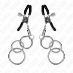 KINK - MORSETTO PER CAPEZZOLO CON 3 O-RING 6 CM