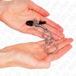 KINK - MORSETTO PER CAPEZZOLO CON 3 O-RING 6 CM