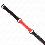 KINK - BONE GAG CON CINTURINO IN SIMILPELLE ROSSO REGOLABILE 41-57 CM