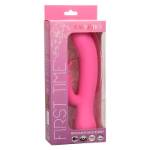 CALEXOTICS - FIRST TIME VIBRATORE CONIGLIO RICARICABILE ROSA