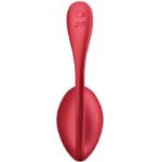 SATISFYER - SHINY PETAL STIMOLATORE CON TELECOMANDO G-POINT ROSSO APP GRATUITA