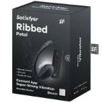 SATISFYER - RIBBED PETAL STIMOLATORE PUNTO G TELECOMANDO NERO APP GRATUITA