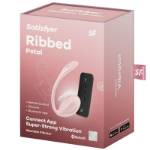 SATISFYER - RIBBED PETAL STIMOLATORE CON TELECOMANDO G POINT ROSE APP FREE