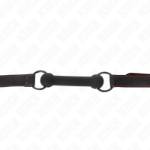 KINK - BONE GAG CON CINTURINO IN SIMILPELLE NERO REGOLABILE 41-57 CM