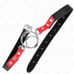 KINK - GAG CON O-RING MULTIPLI 4/4,8 CM ROSSO 38 X 56 CM