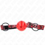 KINK - PALLA CON MOTIVO A DIAMANTI 4.5 CM MODELLO GAG 1 64.5 CM REGOLABILE 42-60 CM