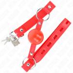 KINK - BALLA IN TPE 4 CM CON SERRATURA ROJO 60 x 2 CM