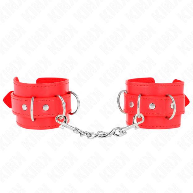 KINK - RESISTENZA DA POLSO CON 3 ANELLI A D REGOLABILE ROSSO 17,5-25 CM X 6 CM