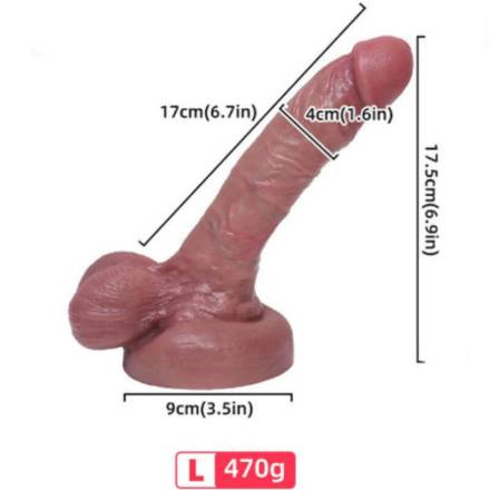 ARMONY - DILDO REALISTICO IN SILICONE LIQUIDO 17 CM