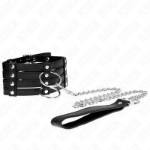 KINK - COLLANA CON CINTURA 65 CM STILE SUB REGOLABILE 35-51 CM X 7 CM