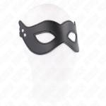 KINK - MASCHERA IN SIMILPELLE CON RIVETTI MODELLO 1 26 x 8 CM