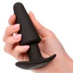 CALEXOTICS - ROCK BOTTOM TAPPO ANALE CONICO 10 VIBRAZIONI SILICONE NERO