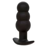 CALEXOTICS - ROCK BOTTOM PERLINE TAPPO ANALE 10 VIBRAZIONI SILICONE NERO