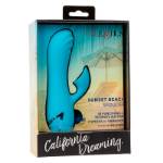 CALEXOTICS - SUNSET BEACH SEDUCER VIBRATORE E STIMOLATORE 10 FUNZIONI BLU