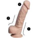 SILEXD - MODELLO 1 PENE REALISTICO PREMIUM SILEXPAN SILICONE 21.5 CM