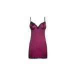 LIVCO CORSETTI FASHION - PHEMIENA CF 90433 CHEMISE + PERIZOMA BORDEAUX S/M