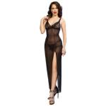 CHILIROSE - CR 4723 BABYDOLL LUNGO E PERIZOMA NERO M