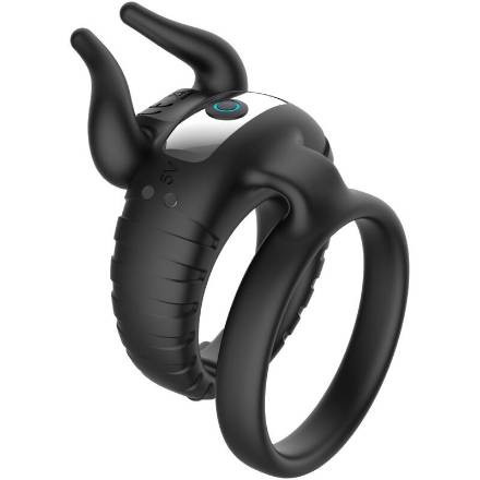 ARMONY - BULL'S PASION VIBRATORE AD ANELLO 10 VELOCITÃ NERO