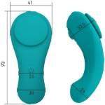 ARMONY - PLEASURE PANTY VIBRATORE TELECOMANDO 3 VELOCITÃ€ VERDE