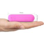 ARMONY - SPLASH HAHA VIBRATORE BULLET IN SILICONE 10 VIBRAZIONI 75 X 19 CM ROSA