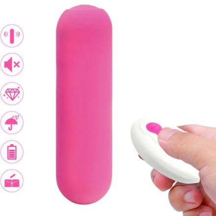 ARMONY - SPLASH JOIE VIBRATORE BULLET TELECOMANDO IN SILICONE 10 VIBRAZIONI 75 X 19 CM ROSA