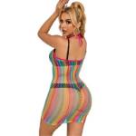 SUBBLIME - 952341 BODYSTOCKING A RETE ARCOBALENO TAGLIA UNICA