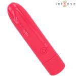 INTENSE - SYMONE PROIETTILE VIBRANTE RICARICABILE USB 8 VIBRAZIONI ROSSO 10 X 2,2 CM