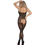 SUBBLIME - 951726 BODYSTOCKING A RETE ELASTICA NERA SENZA CAVALLO TAGLIA UNICA