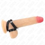 KINK - ANELLO PER PENE IN PELLE CON CHIUSURA A PRESSIONE 39 X 1 CM