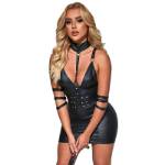 SUBBLIME - 954413 BODY BONDAGE IN PELLE NERO L/XL