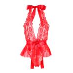 SUBBLIME - 953980 BODY SEXY CON VOLANT + CINTURA ROSSO L/XL