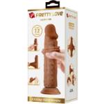 PRETTY LOVE - QUENTIN DILDO REALISTICO 18 CM MARRONE