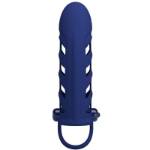 PRETTY LOVE - ALTAF ANELLO VIBRATORE CON GUAINA IN SILICONE BLU