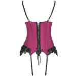 LIVCO CORSETTI FASHION - AGRAFENA CF 90436 CORSETTO + PERIZOMA BORDEAUX L/XL