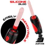 JAMYJOB - PYSTON BASE MASTURBATORE AUTOMATICO CON DILDO TELECOMANDO