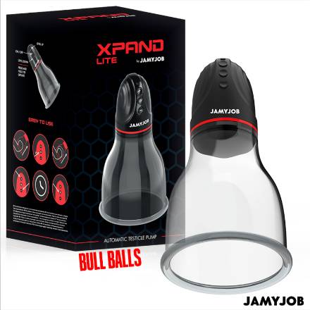 JAMYJOB - POMPA AUTOMATICA PER TESTICOLI XPAND LITE 3 LIVELLI DI ASPIRAZIONE GRIGIO