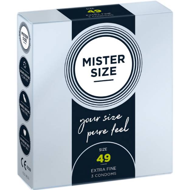 MISTER SIZE - PRESERVATIVO TAGLIA S 49 MM (3 UNITÃ€)