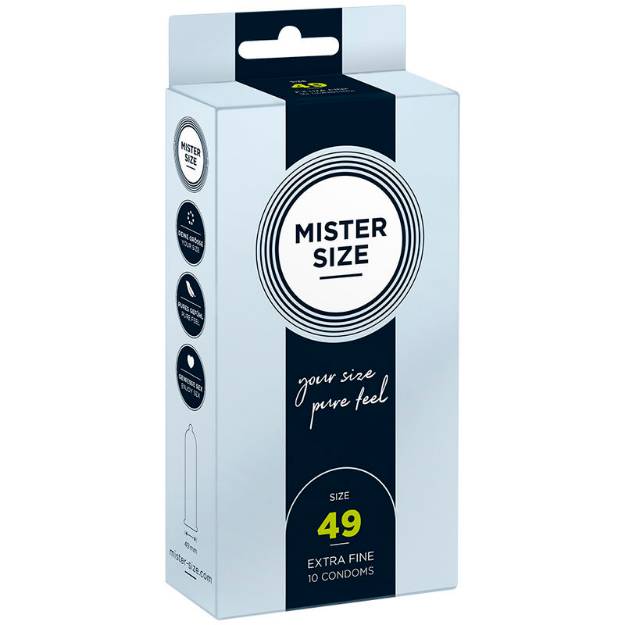 MISTER SIZE - PRESERVATIVO TAGLIA S 49 MM (10 UNITÃ€)