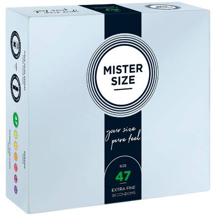 MISTER SIZE - PRESERVATIVI TAGLIA XS 47 MM (36 UNITÃ)