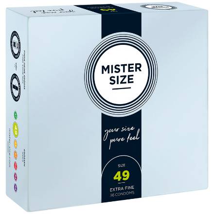 MISTER SIZE - PRESERVATIVO TAGLIA S 49 MM (36 UNITÃ)