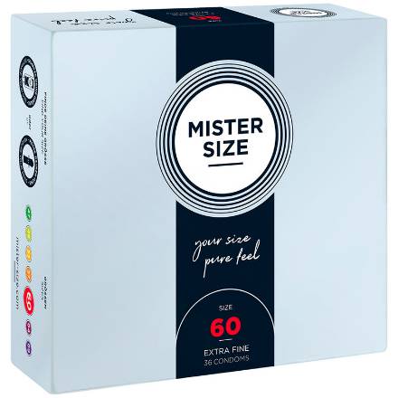 MISTER SIZE - PRESERVATIVO TAGLIA XL 60 MM (36 UNITÃ)