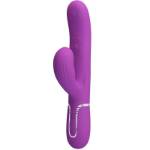 PRETTY LOVE - PERLITA 3 IN 1 VIBRATORE MULTIFUNZIONE CONIGLIO VIOLA