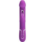 PRETTY LOVE - KAMPAS 3 IN 1 MULTIFUNZIONE VIBRATORE CONIGLIO VIOLA