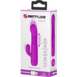 PRETTY LOVE - VIBRATORE LEOPOLD 4 VIBRAZIONI 4 MODALITÃ€ DI SPINTA VIOLA