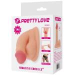 PRETTY LOVE - WILDON DILDO ULTRA REALISTICO ED ELASTICO 10 CM NATURALE