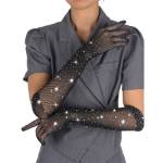 SUBBLIME - 957469SHINE GUANTI TRASPARENTI NERI S/M